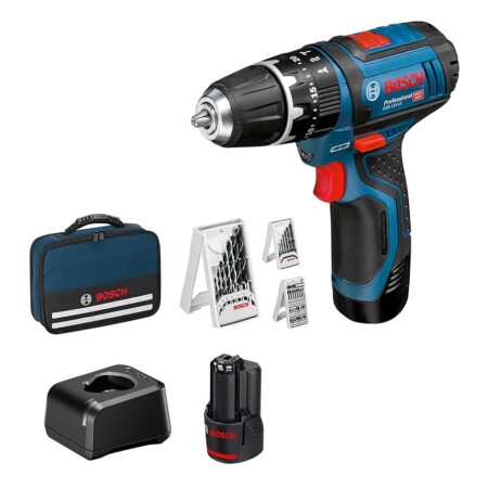 offerta a tempo: bosch professional sistema 12v trapano avvitatore con percussione gsb 12v — 20% da 161,51 € a 129,99 €