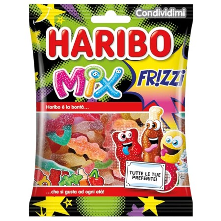 offerta a tempo: haribo frizzi mix, caramelle gommose frizzanti — 19% da 1,59 € a 1,29 €
