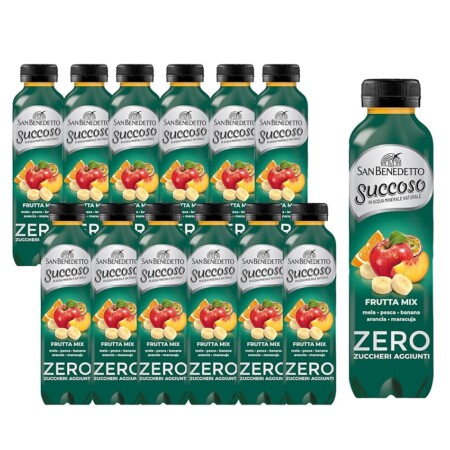 offerta a tempo: san benedetto, succoso zero al gusto fruttamix — 19% da 10,20 € a 8,28 €