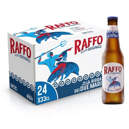 offerta a tempo: raffo 24 birre in bottiglia — 24% da 22,99 € a 17,52 €