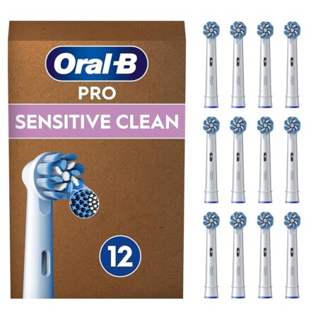 offerta a tempo: oral b testine di ricambio per spazzolino elettrico oral b pro sensitive clean — 38% da 45,04 € a 27,99 €
