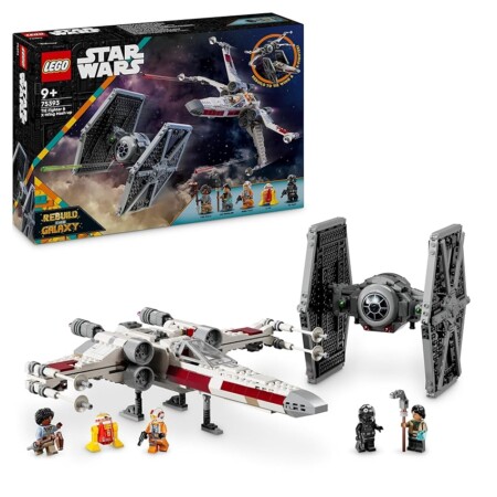 offerta a tempo: lego star wars 75393 mash up tie fighter e x wing giocattolo da costruire con 2 — 24% da 109,99 € a 83,58 €