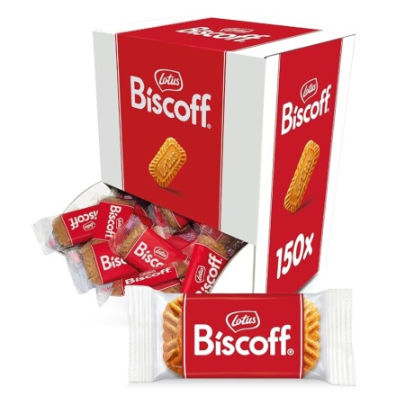 offerta a tempo: lotus biscoff | biscotto caramellato | 150 biscotti confezionati singolarmente | ingredienti — 15% da 11,99 € a 10,19 €