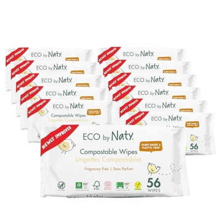 offerta a tempo: eco by naty salviette per bambini senza profumazione salviettine umidificate 100% — 12% da 33,96 € a 29,79 €