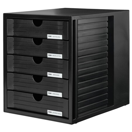 offerta a tempo: cassettiera portadocumenti han systembox – design accattivante per documenti fino al formato c4 — 3% da 38,14 € a 36,88 €