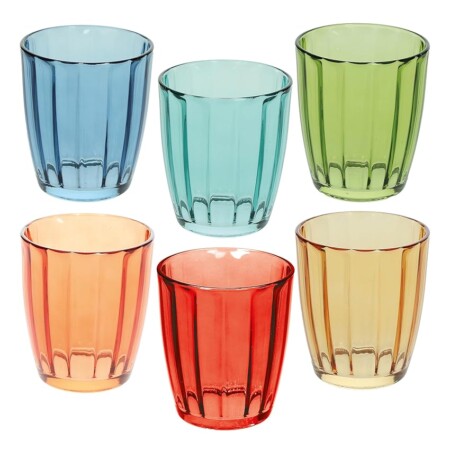 offerta a tempo: tognana set di 6 bicchieri in vetro — 50% da 19,99 € a 9,99 €