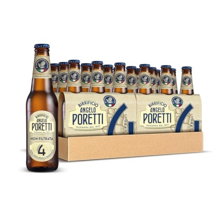 offerta a tempo: birrificio angelo poretti birra 4 luppoli 24 bottiglie — 37% da 23,90 € a 15,12 €