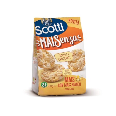 offerta a tempo: riso scotti snack maisenza mais con mais bianco snack sottili e croccanti senza glutine — 16% da 1,19 € a 1,00 €