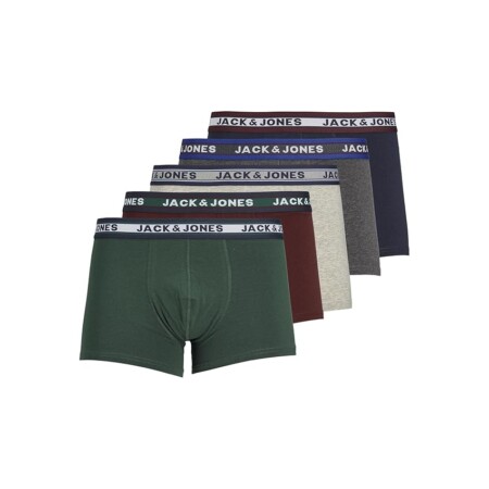 offerta a tempo: jack & jones jacoliver trunks 5 pack boxer a pantaloncino uomo — 28% da 32,09 € a 23,06 €