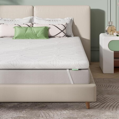 offerta a tempo: novilla topper 160x200, topper matrimoniale in memory foam e schiuma traforata comfort — 7% da 95,87 € a 88,99 €