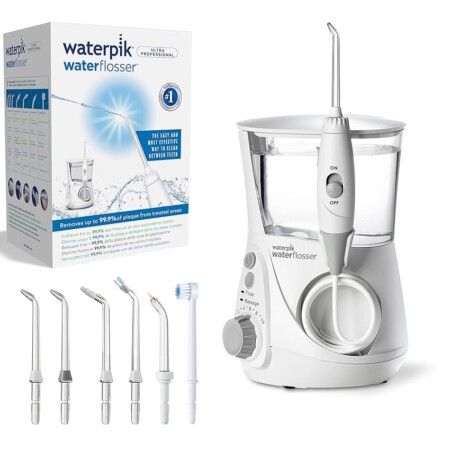 offerta a tempo: waterpik idropulsore dentale ultra professional con 7 testine e sistema avanzato di — 26% da 94,99 € a 69,99 €