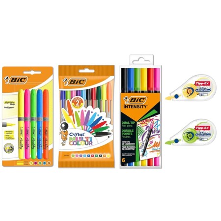 offerta a tempo: bic set di prodotti scolastici per bambini — 35% da 19,58 € a 12,79 €