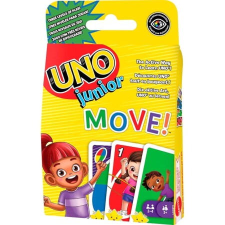 offerta a tempo: mattel games uno junior move! gioco di carte — 56% da 11,99 € a 5,24 €
