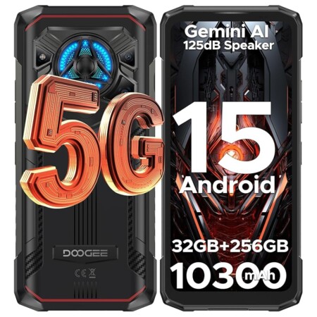 offerta a tempo: doogee blade 20 play rugged smartphone 5g, gemini ai telefono rugged — 5% da 289,99 € a 275,49 €