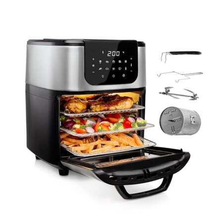 offerta a tempo: princess friggitrice ad aria forno deluxe – 11 l – 1800 w – schermo tattile digitale — 27% da 149,99 € a 109,99 €