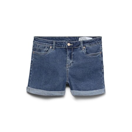 offerta a tempo: vero moda shorts denim con orlo arrotolato e tasche, colore:blu — 20% da 19,99 € a 15,90 €