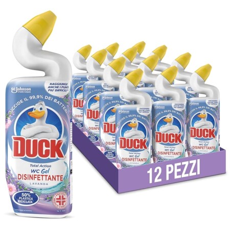 offerta a tempo: duck wc gel disinfettante 12 pezzi — 26% da 27,00 € a 19,99 €