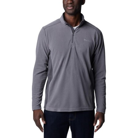 offerta a tempo: columbia klamath range 2 half zip, felpa in pile uomo — 24% da 35,00 € a 26,49 €