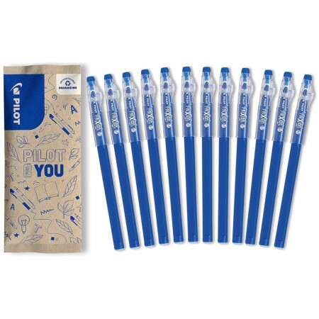offerta a tempo: pilot set di 12 frixion ball stick penna a inchiostro termosensibile cancellabile — 15% da 18,24 € a 15,49 €