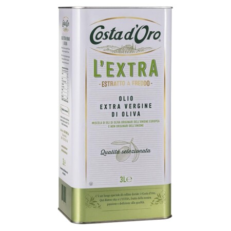 offerta a tempo: costa d’oro – olio extravergine di oliva 3l — 36% da 28,90 € a 18,50 €