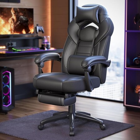 offerta a tempo: songmics sedia gaming, sedia ufficio scrivania — 40% da 182,99 € a 109,99 €