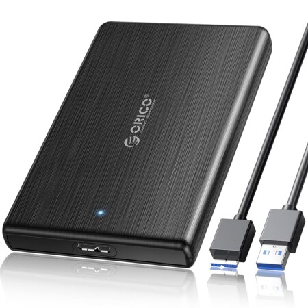 offerta a tempo: orico case hdd 2.5 sata usb 3.0, anti impronta digitale case hard disk per hdd e ssd — 35% da 13,99 € a 9,11 €