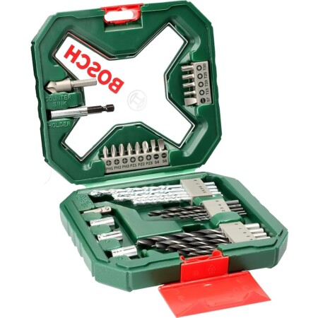 offerta a tempo: bosch set da 34 punte ed accessori per trapano — 60% da 25,01 € a 9,95 €