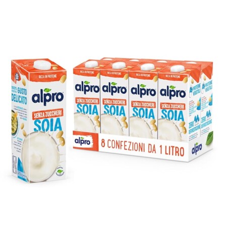 offerta a tempo: alpro senza zuccheri, bevanda alla soia — 28% da 21,41 € a 15,49 €
