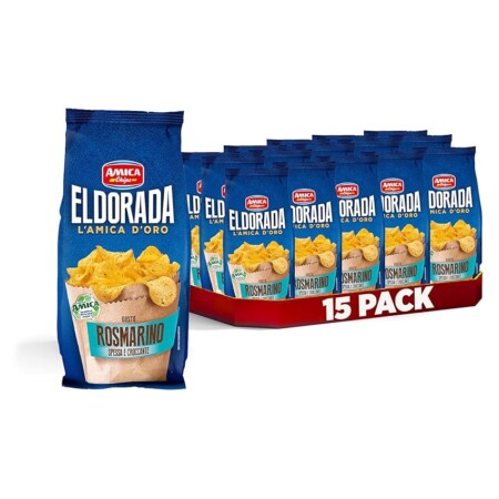 offerta a tempo: amica chips patatine con rosmarino 15 confezioni — 34% da 22,35 € a 14,85 €