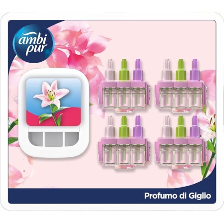 offerta a tempo: ambi pur 3volution profumatore per ambienti, diffurore elettrico e 4 ricariche — 27% da 25,99 € a 18,99 €