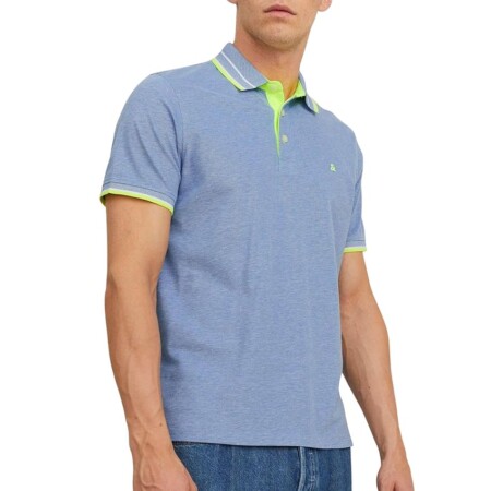 offerta a tempo: jack & jones jjepaulos polo ss noos maglietta, blu verde chiaro — 21% da 29,99 € a 23,69 €