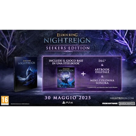 offerta a tempo: elden ring nightreign seekers edition ps4 — 34% da 54,99 € a 36,30 €