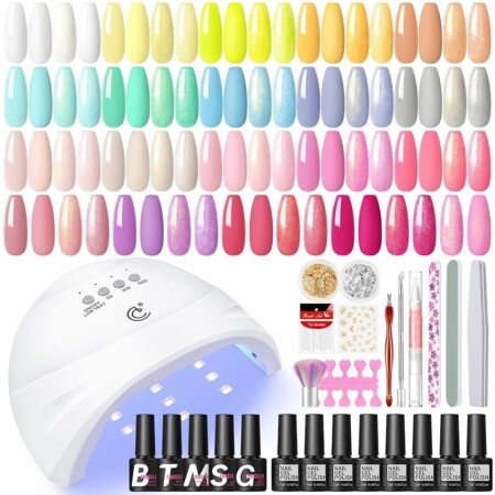 offerta a tempo: coscelia kit semipermanente unghie con u v/led lampada, 20 coloris kit smalto semipermanente — 20% da 14,99 € a 11,99 €