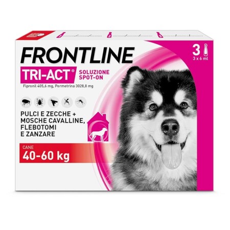 offerta a tempo: frontline triact, 3 pipette — 40% da 44,80 € a 26,99 €