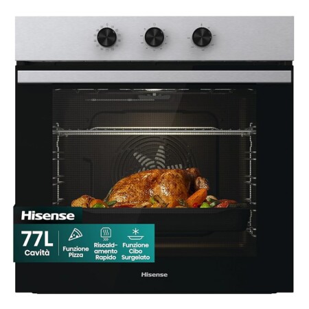 offerta a tempo: hisense bi61111ax forno multifunzione termoventilato, cavità xxl 77l — 10% da 249,00 € a 224,10 €