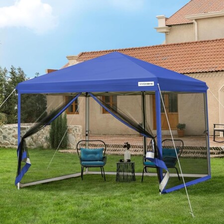 offerta a tempo: gazebo pop up impermeabile da giardino 3x3m — 55% da 199,99 € a 89,69 €