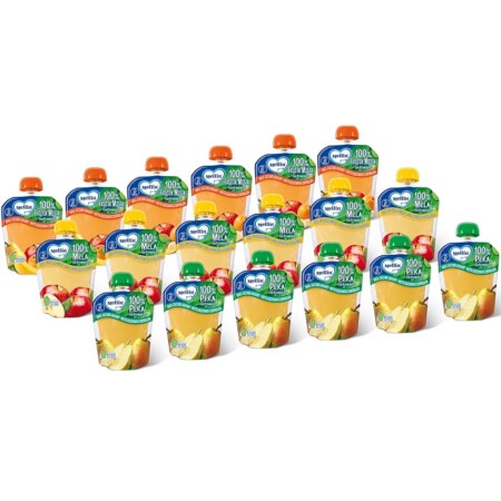 offerta a tempo: mellin, pouch merenda 100% frutta con vitamina c – mix gusti — 13% da 10,99 € a 9,59 €