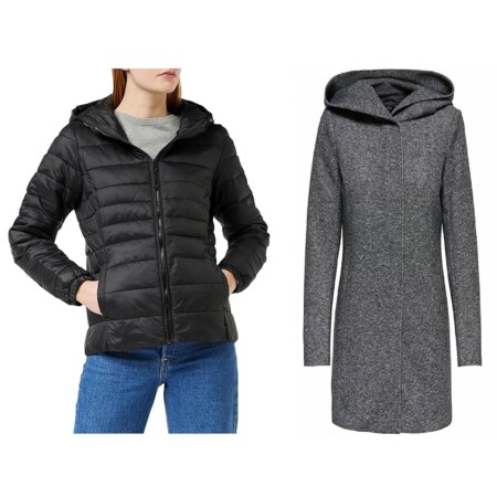 offerta a tempo: only jacke schwarz (black) — 37% da 104,98 € a 65,94 €