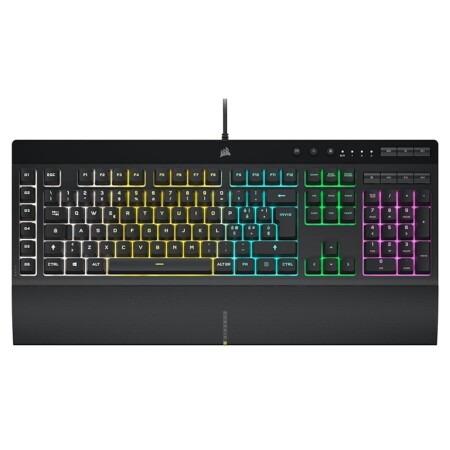 offerta a tempo: corsair k55 rgb pro tastiera da gioco cablata a membrana resistente alla polvere e ai versamenti — 17% da 59,99 € a 49,99 €