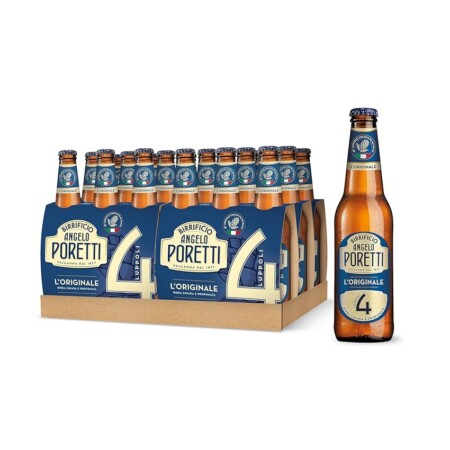 offerta a tempo: birrificio angelo poretti birra 4 luppoli 24 bottiglie da 330ml — 16% da 21,30 € a 17,99 €