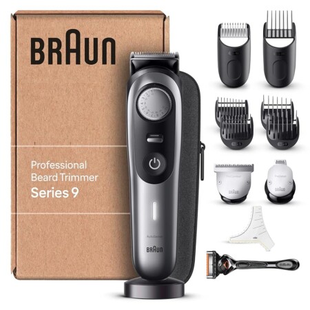 offerta a tempo: braun series 9 rasoio elettrico barba con lama barba problade e strumenti professionali — 23% da 129,99 € a 99,99 €