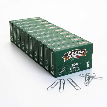 offerta a tempo: 1.000 fermagli zincati leone dell'era, n°6 1,20 x 58 mm punta rotonda — 21% da 16,43 € a 12,97 €