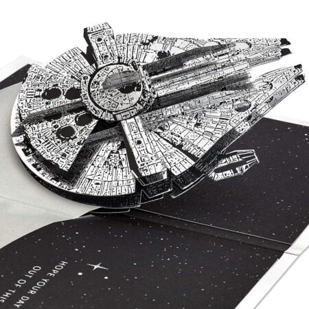 offerta a tempo: hallmark signature paper wonder pop up biglietto di auguri di compleanno (star wars) — 15% da 20,75 € a 17,56 €