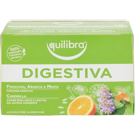 offerta a tempo: equilibra integratori alimentari, tisana 100% ingredienti funzionali per la funzione digestiva — 33% da 2,99 € a 1,99 €