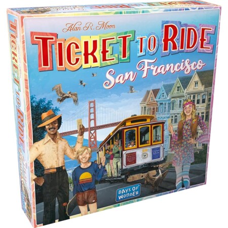 offerta a tempo: asmodee ticket to ride san francisco gioco da tavolo — 50% da 22,99 € a 11,47 €