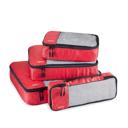 offerta a tempo: amazonbasics organizer da viaggio salvaspazio per valigie — 50% da 23,99 € a 12,03 €