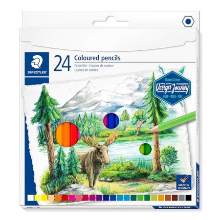 offerta a tempo: staedtler matite colorate di alta qualità per artisti, 146c c24 colori assortiti — 19% da 10,70 € a 8,64 €