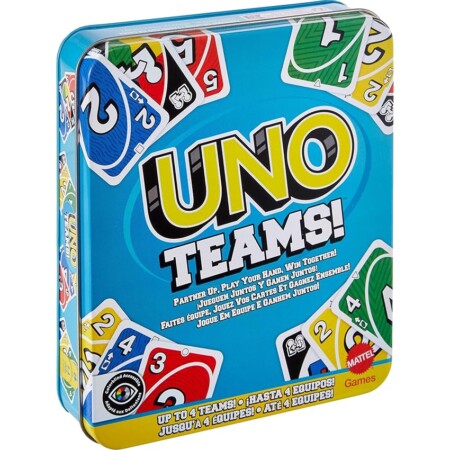 offerta a tempo: mattel games uno teams gioco di carte — 40% da 14,99 € a 8,99 €