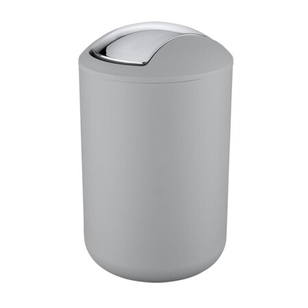 offerta a tempo: wenko portarifiuti con coperchio basculante brasil l grigio infrangibile capacità: 6.5 l — 20% da 23,99 € a 19,19 €