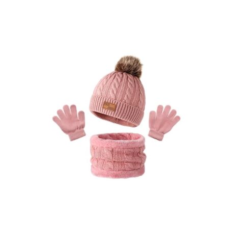 offerta a tempo: cappello + sciarpa + guanti per bambini — 63% da 11,99 € a 4,45 €